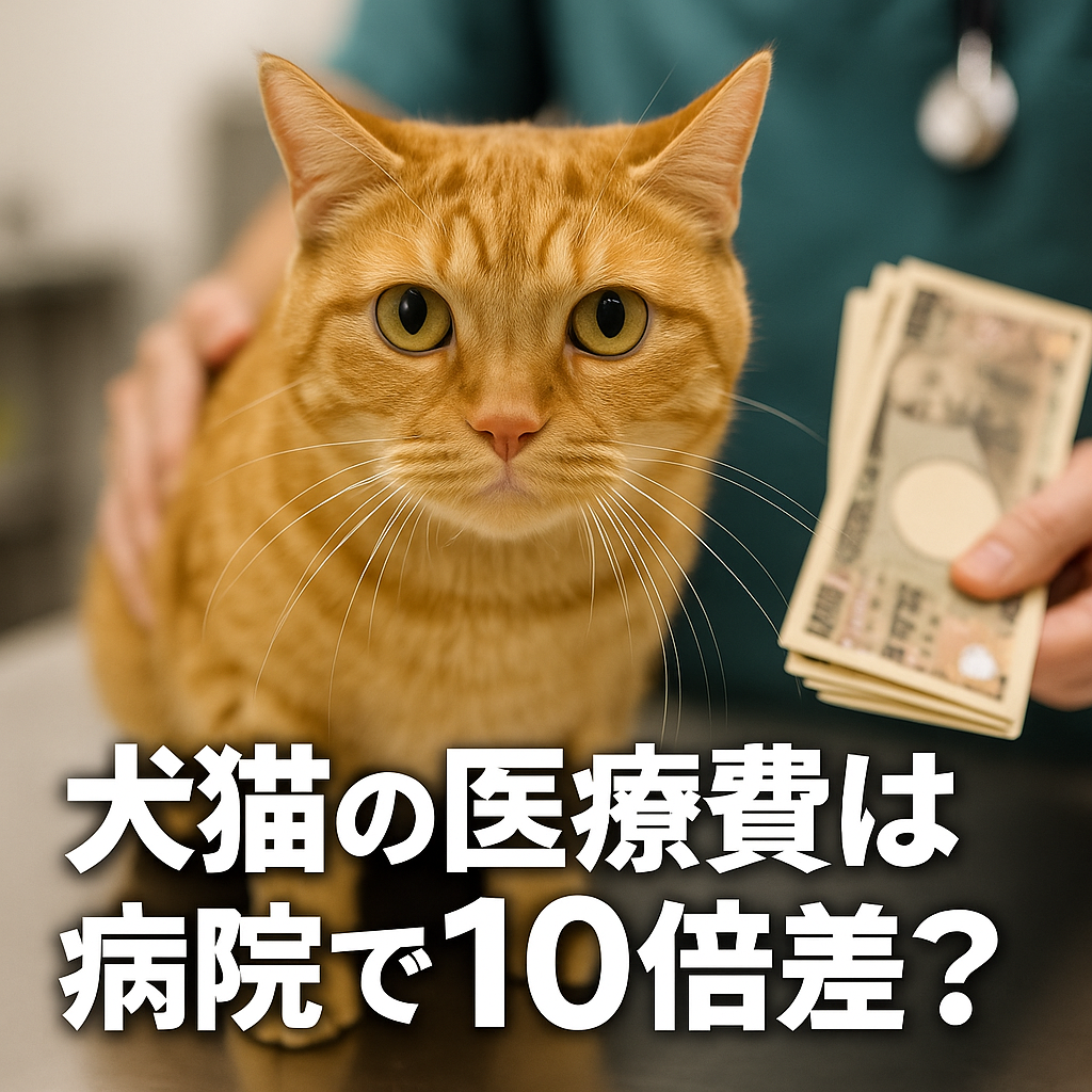 犬と猫の医療費は病院によって10倍差がある？【ペット保険2025】」