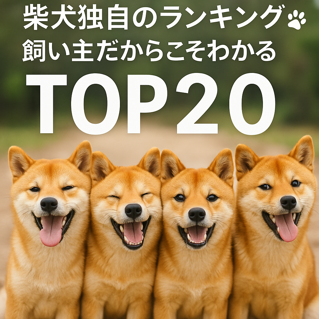柴犬独自のランキングTOP20｜飼い主だけがわかる柴犬あるある