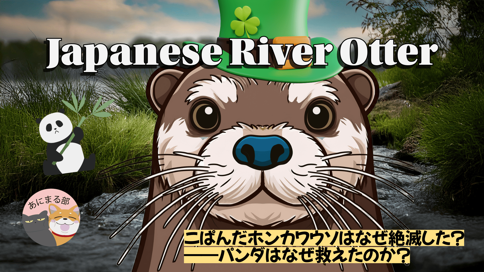 ニホンカワウソの絶滅とジャイアントパンダの保護成功を比較するレッドリスト事例
