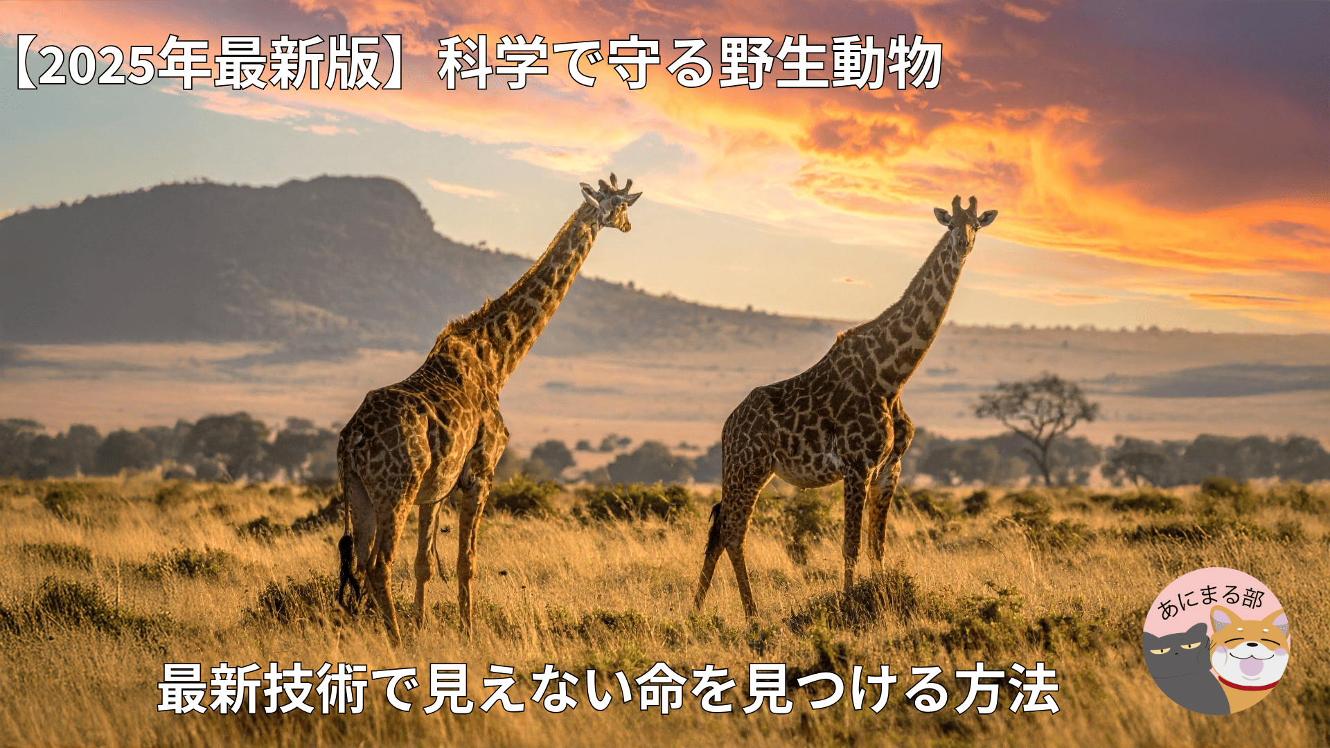 【2025年最新版】科学で守る野生動物｜最新技術で見えない命を見つける方法